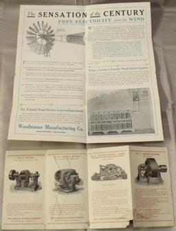 3 pcs -- 1901 Bulletin No. 12 - Crocker-Wheeler