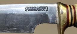 Randall Model 4 Big Game & Skinner knife having