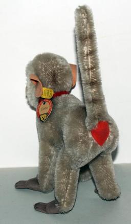 (3) "Steiff" monkeys - "Coco" ear tag "1322,0" is