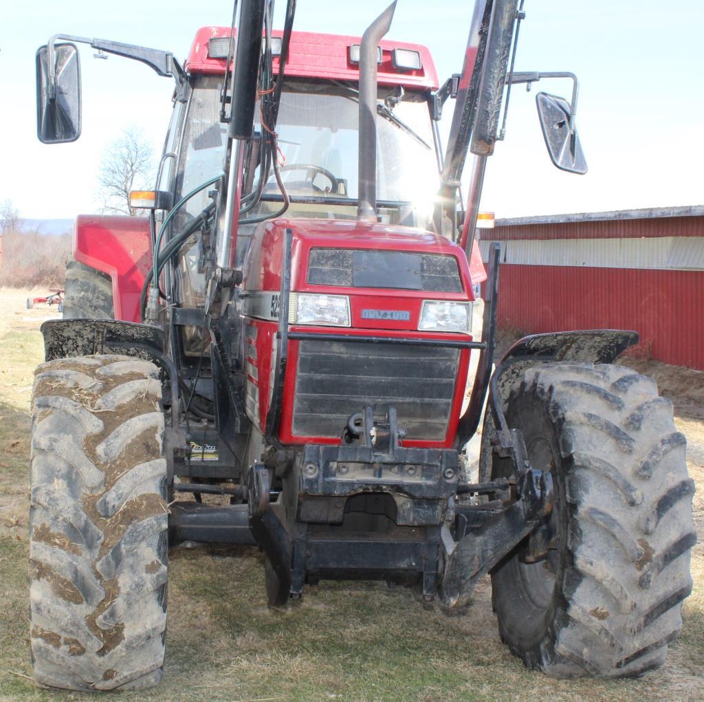 Case-IH 5250 Maxuum 4 WD cab tractor with Quicke loader, frt & rear 3 pt.,
