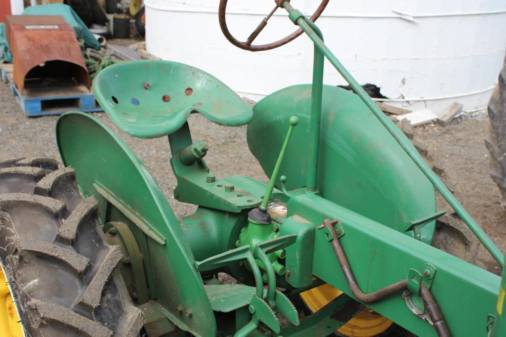 1944 JD LA tractor, Serial No. 8080