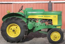 1960 JD 730 Standard, LP Gas tractor, wf, new paint, Excellent condition,