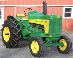 1960 JD 730 Standard, LP Gas tractor, wf, new paint, Excellent condition,