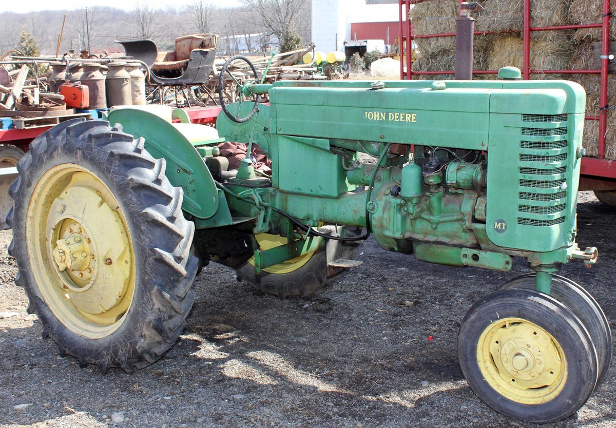 1949 JD MT tractor, Serial No. 10601