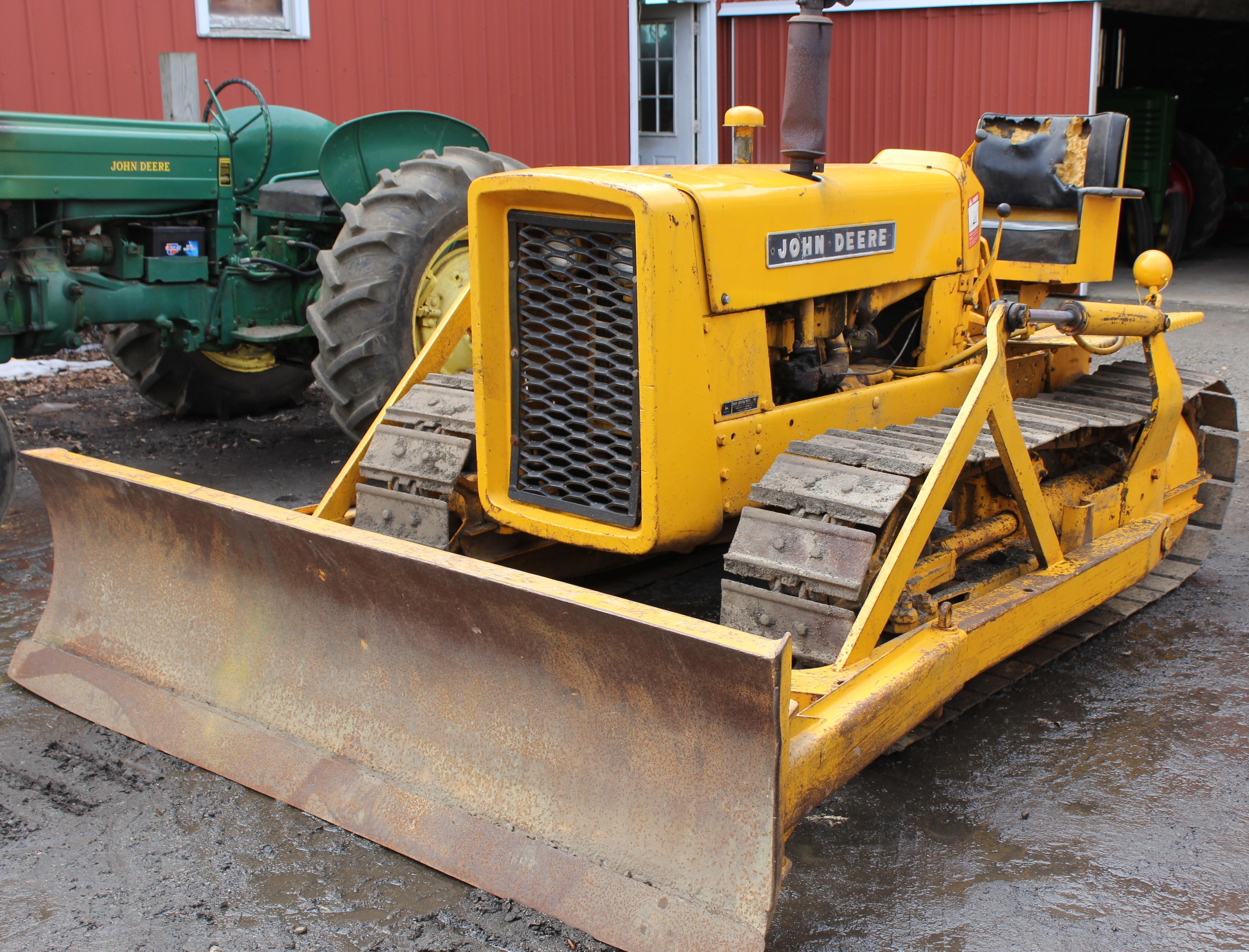 1958 JD 440 crawler with dozer blade, Serial No. 442031