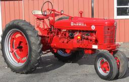 1953 Farmall Super H tractor, new paint, Serial No. 17986