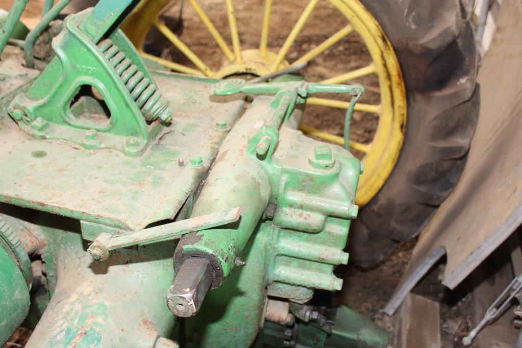 1936 JD A tractor, unstyled, hi-low range, Serial No. 474956