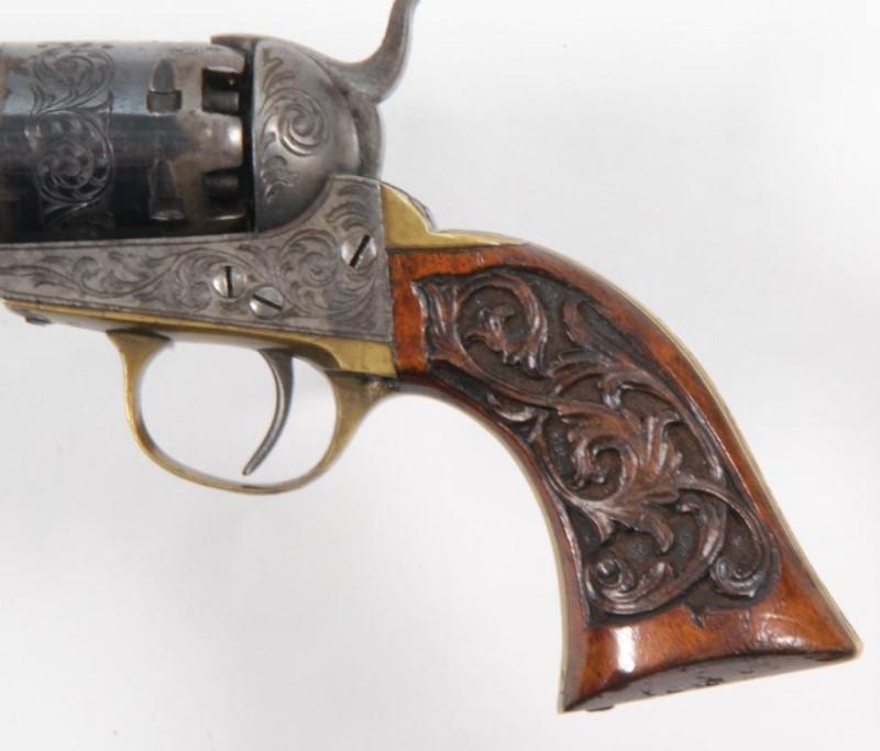 *Belgium Colt Brevete, Cased Engraved Model 1851,