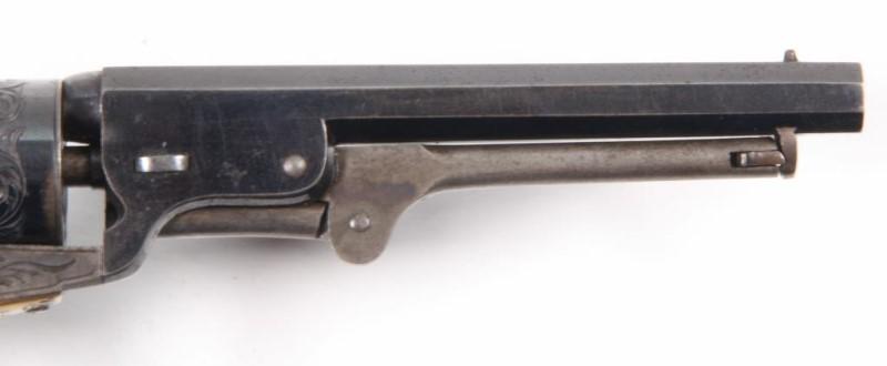 *Belgium Colt Brevete, Cased Engraved Model 1851,