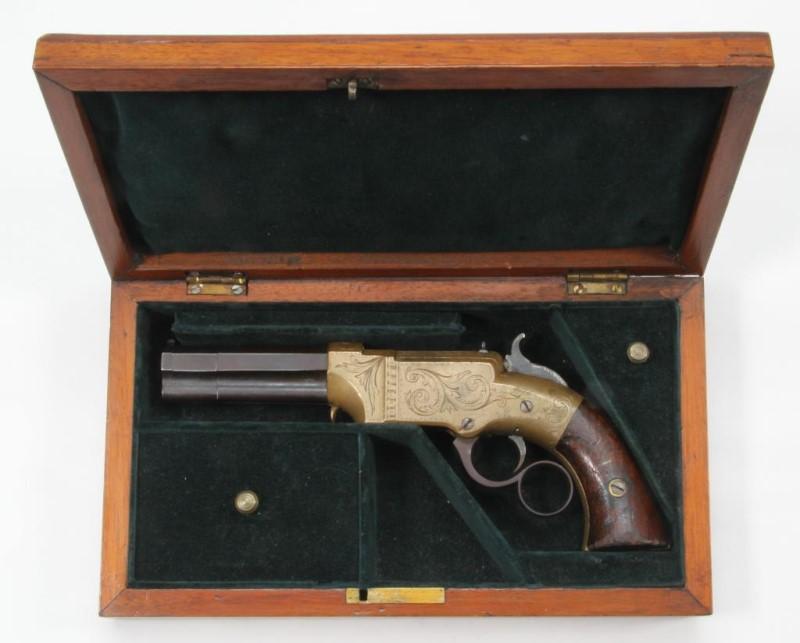 *Cased New-Haven Arms Co., Volcanic No. 1 Pocket Pistol,