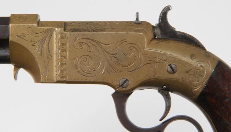 *Cased New-Haven Arms Co., Volcanic No. 1 Pocket Pistol,