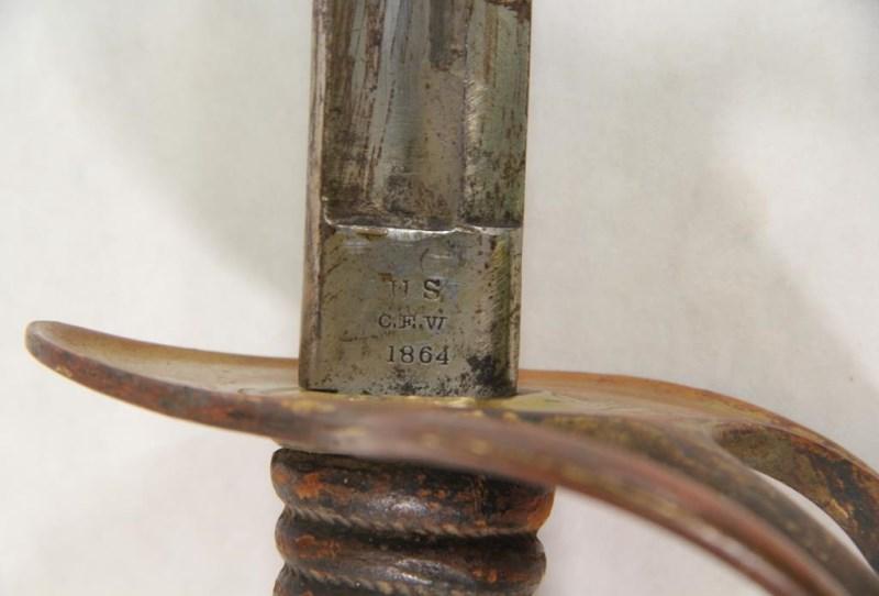 1860 Calvary Saber marked Mansfield and Lamb