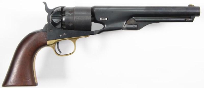 * Colt, Model 1860 Army, .44 cal, s/n 141118, BP revolver, brl length 6.7/8", single action perc.