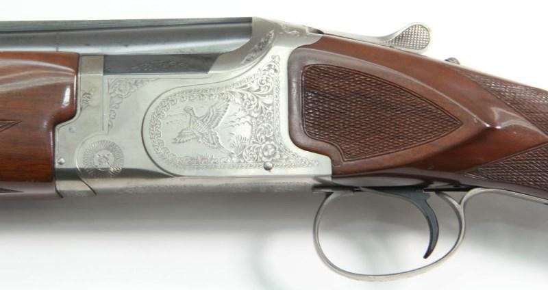 Winchester, cased Model 101 Pigeon Grade XTR Featherweight, 12 ga, over/under shotgun