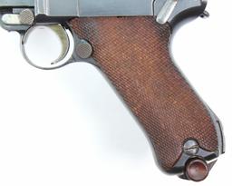 DWM, P 08 Commercial Luger, 7.65mm, pistol, brl length 4", semi auto,