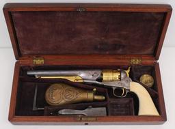 *Cased Colt, Engraved 1860 Army,  .44 cal