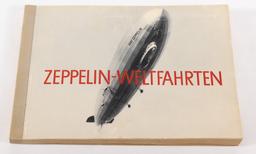 German cigarette book on Zeppelins