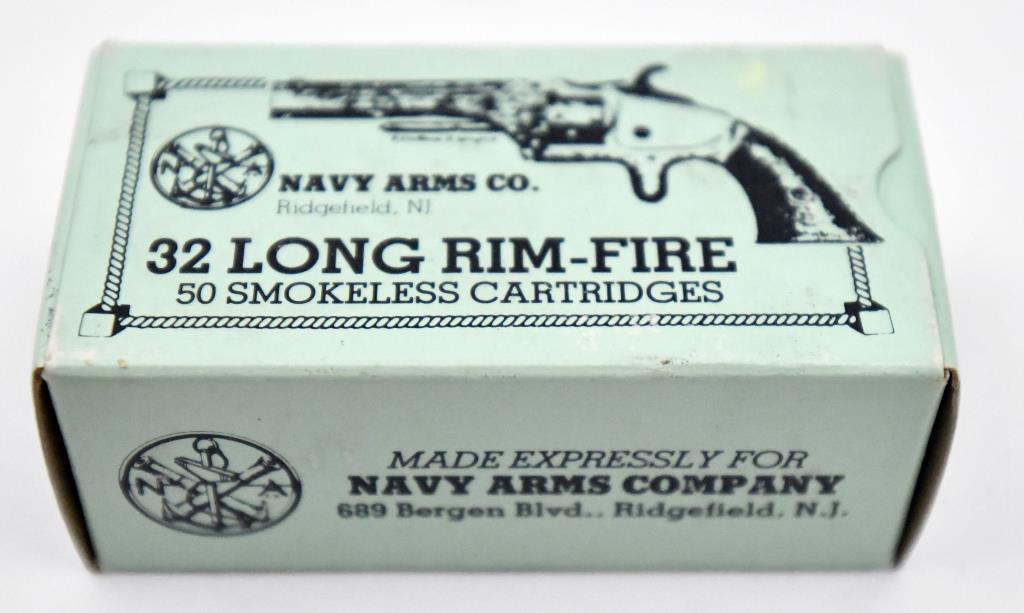 .32 Long Rim-Fire ammunition - (1) box Navy Arms