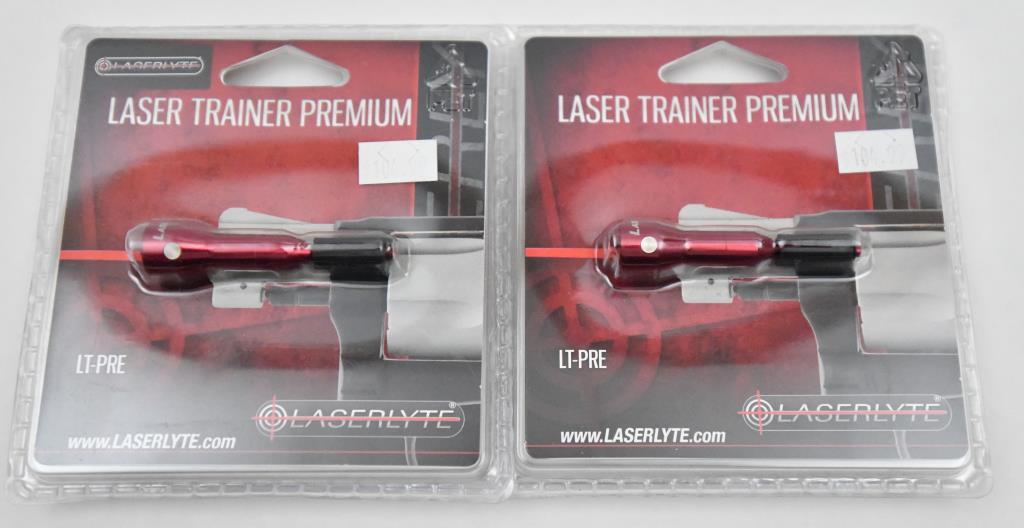 pair of LaserLyte LT-Pre Laser Trainer Premium