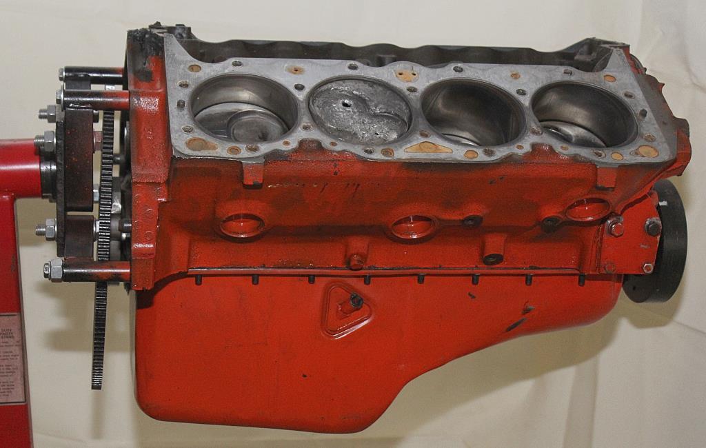 1964 Chev. 409 short block engine, #3844422