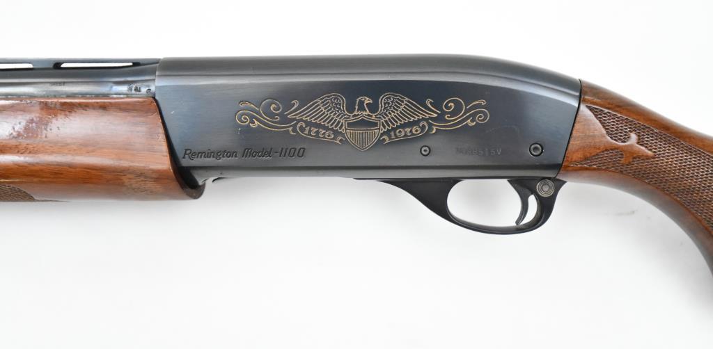 Remington, 1100 Bicentennial, 12 ga, s/n M388515V, shotgun, brl length 25.5", very good condition,