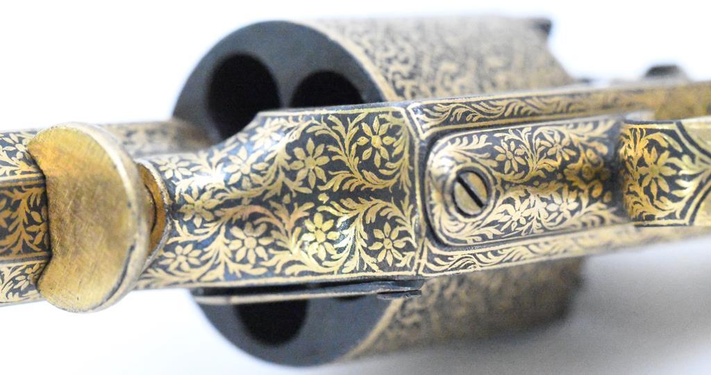* Exquisite Cased Deane, Adams and Deane, "A Maharaja's Treasure" Model 1851, .52 cal, s/n 1506,