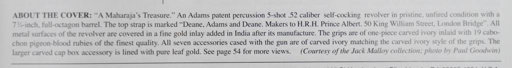 * Exquisite Cased Deane, Adams and Deane, "A Maharaja's Treasure" Model 1851, .52 cal, s/n 1506,
