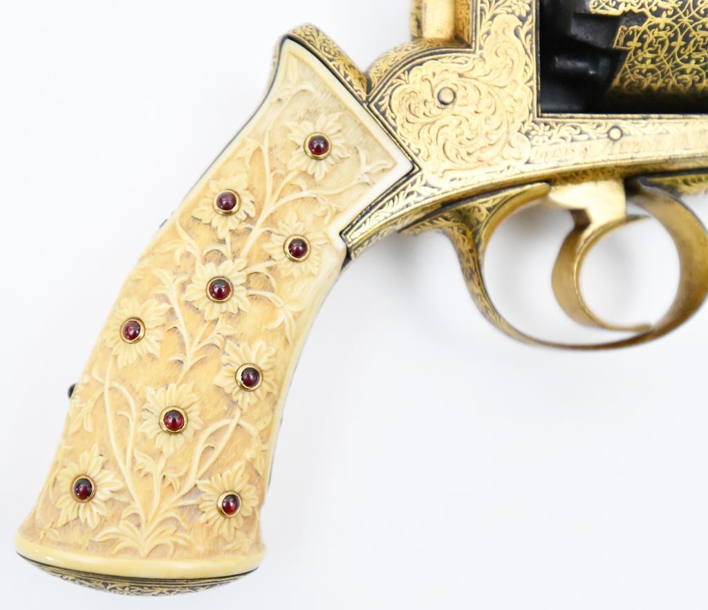 * Exquisite Cased Deane, Adams and Deane, "A Maharaja's Treasure" Model 1851, .52 cal, s/n 1506,