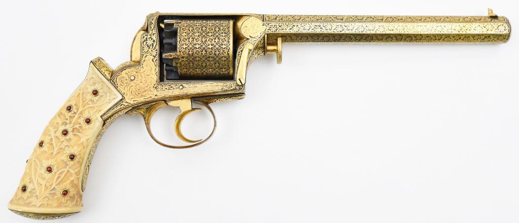 * Exquisite Cased Deane, Adams and Deane, "A Maharaja's Treasure" Model 1851, .52 cal, s/n 1506,