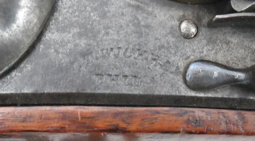 *M. T. Wickham, US M-1816 Type 1 Musket, .69 caliber, s/n NSN, muzzleloader,