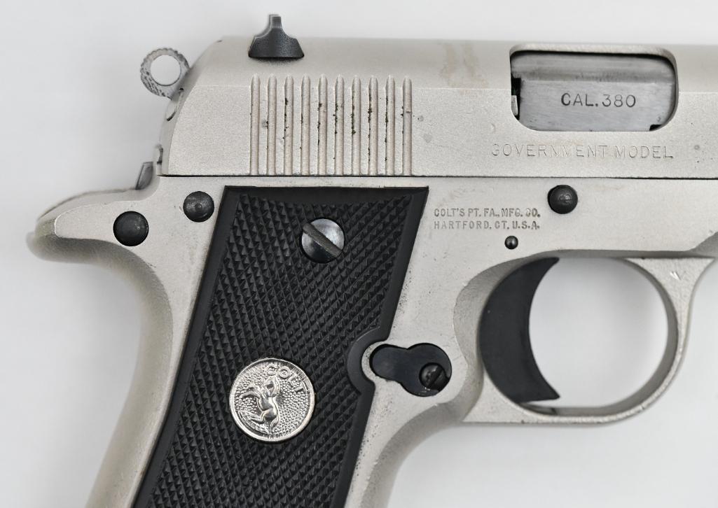 Colt MK IV/Series '80 Government Model semi-auto pistol.