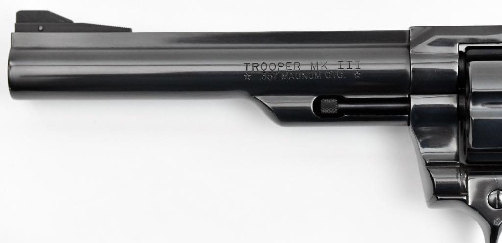 Colt Trooper MK III double-action revolver