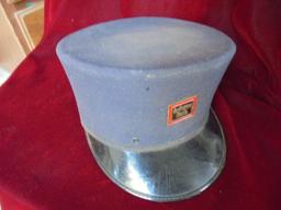 OLD FELT 'BURLINGTON ROUTE' RAILROAD HAT-FAIRLY NICE