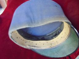 OLD FELT 'BURLINGTON ROUTE' RAILROAD HAT-FAIRLY NICE