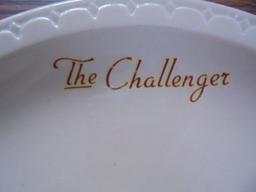 VINTAGE "CHALLENGER" DINING CAR CHINA DINNER PLATE-GOOD