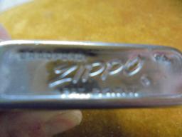 1965 ZIPPO LIGHTER WITH "CHICAGO NORTHWESTERN RAILROAD ADVERTISING