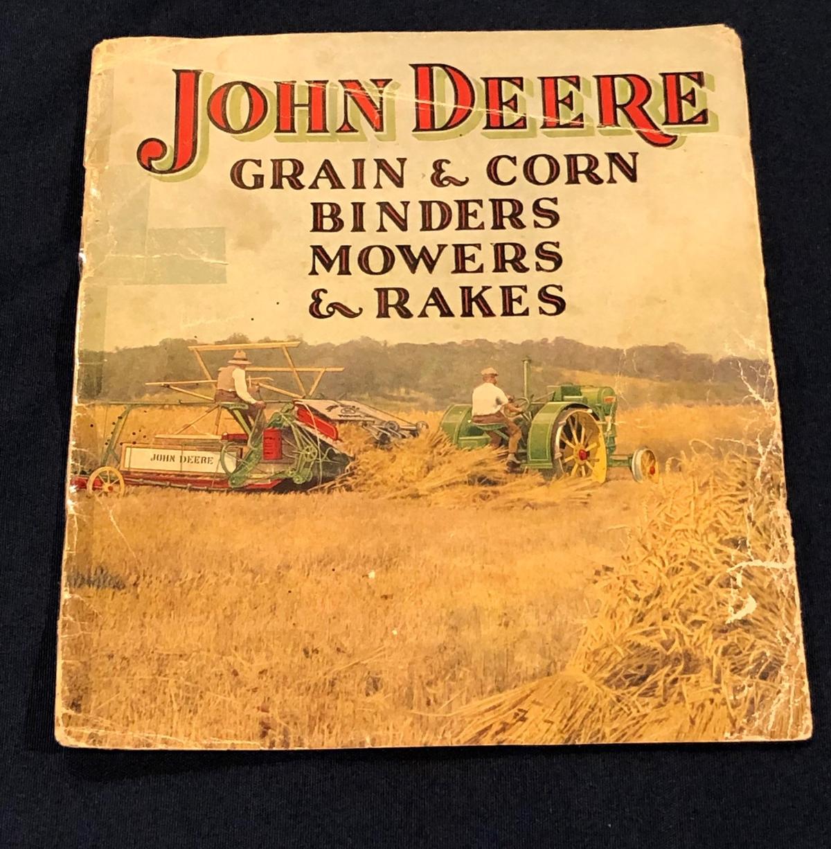 JOHN DEERE CORN BINDERS, MOWERS & RAKES SALES BROCHURE