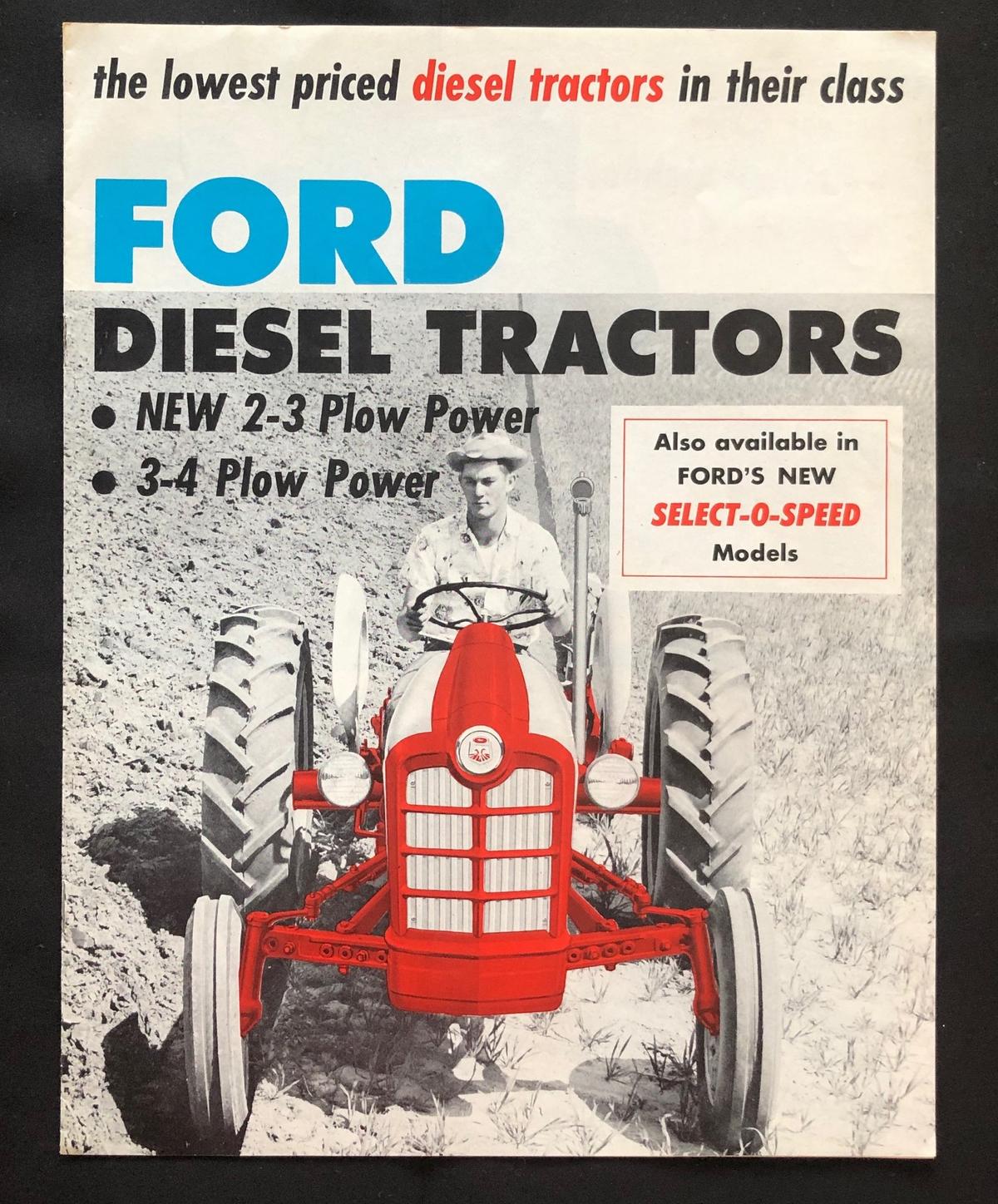 1959 FORD DIESEL TRACTORS BROCHURE