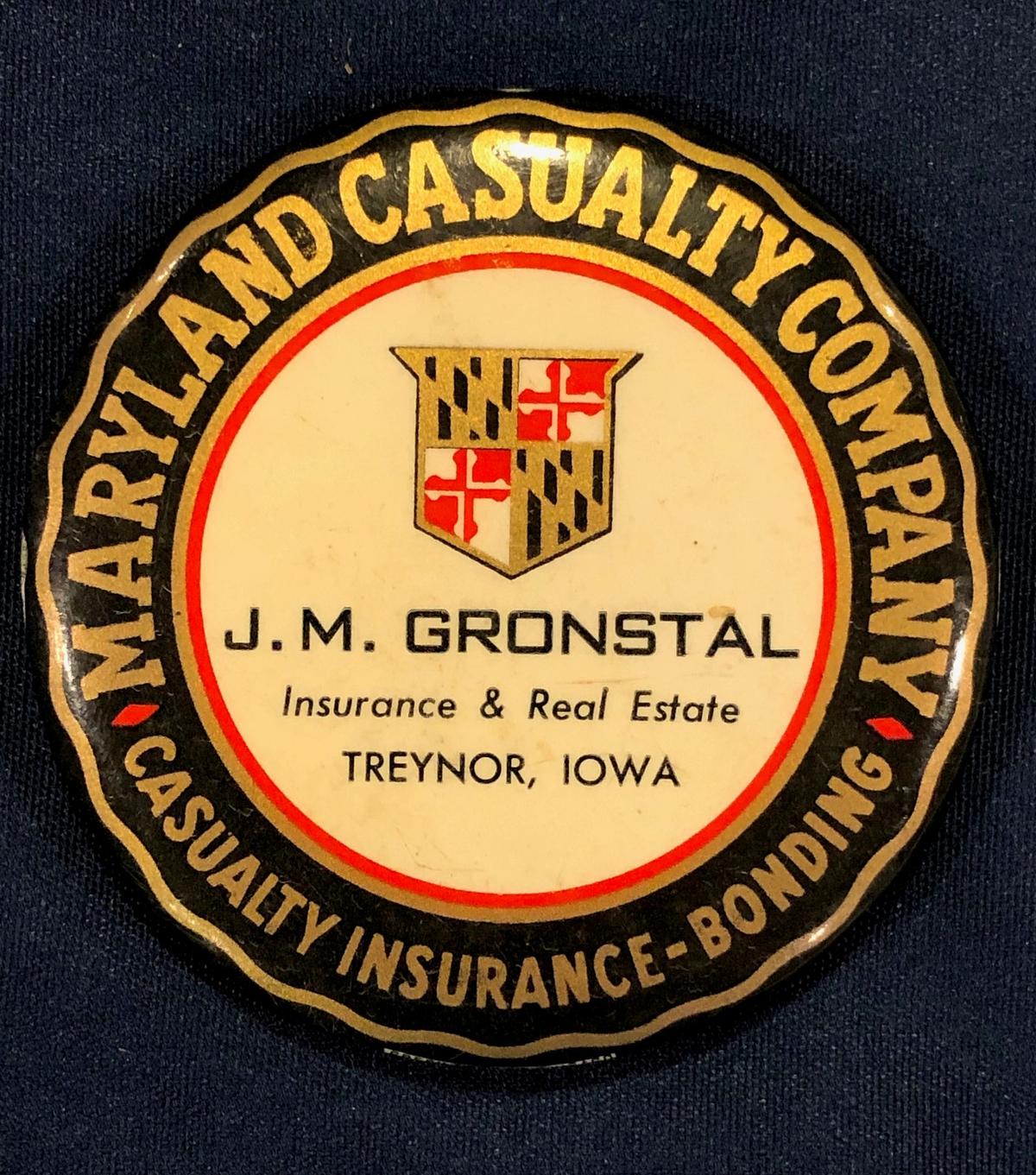 J. M. GRONSTAL - TREYNOR, IOWA -- POCKET MIRROR