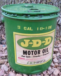 J-D-D MOTOR OIL - 5 GALLON BUCKET
