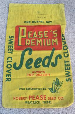 PEASE'S PREMIUM SEEDS - CLOTH SEED SACK