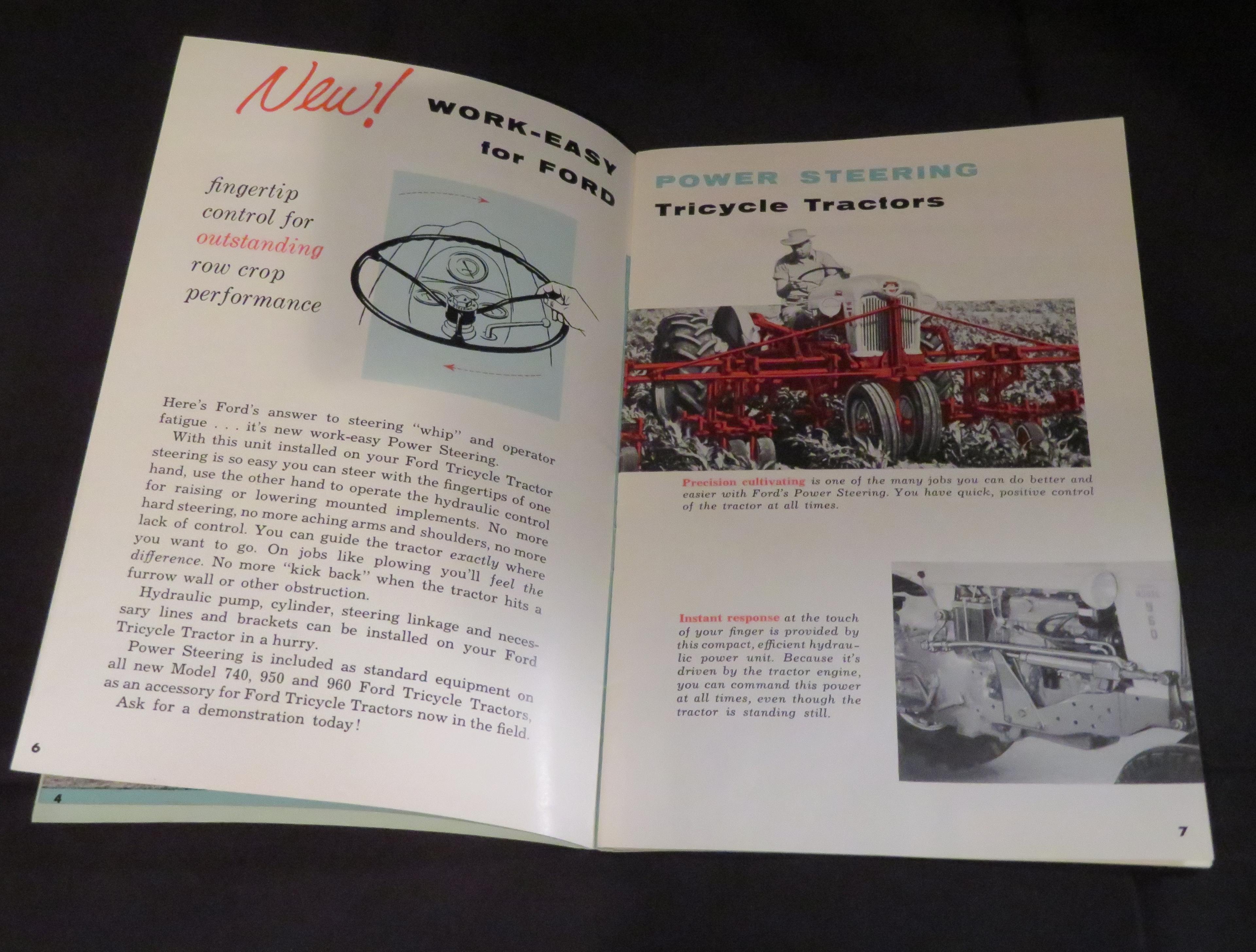FORD TRACTOR ACCESSORIES - SALES BROCHURE