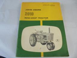 OLD JOHN DEERE 2010 TRACTOR OPERATION MANUAL-COMPLETE