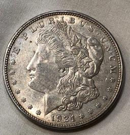 1921 MORGAN SILVER DOLLAR