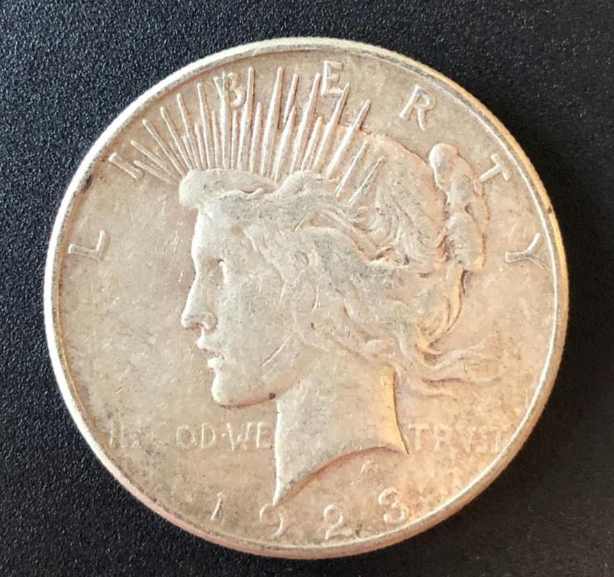1923-S UNITED STATES PEACE SILVER DOLLAR