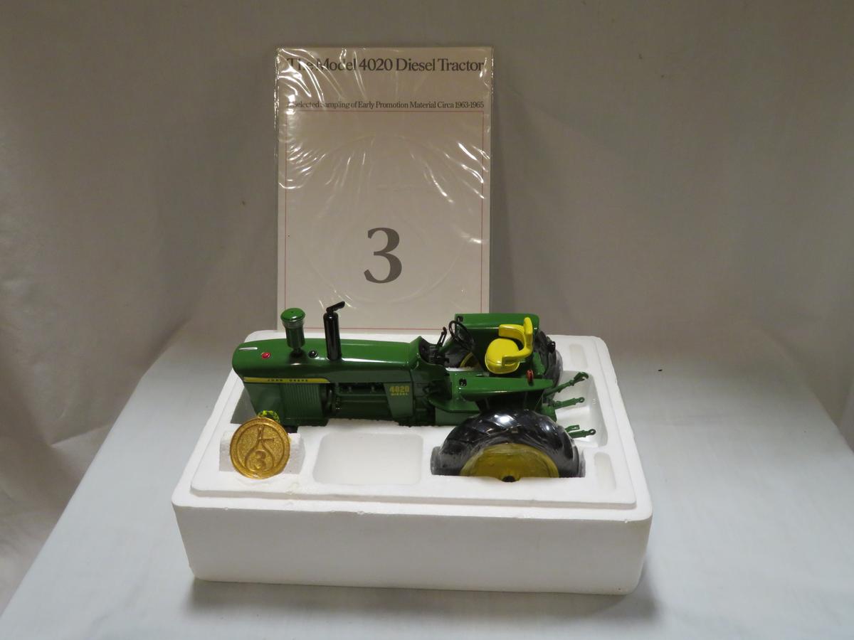 ERTL #3 PRECISION CLASSICS JOHN DEERE MODEL 4020 DIESEL TRACTOR