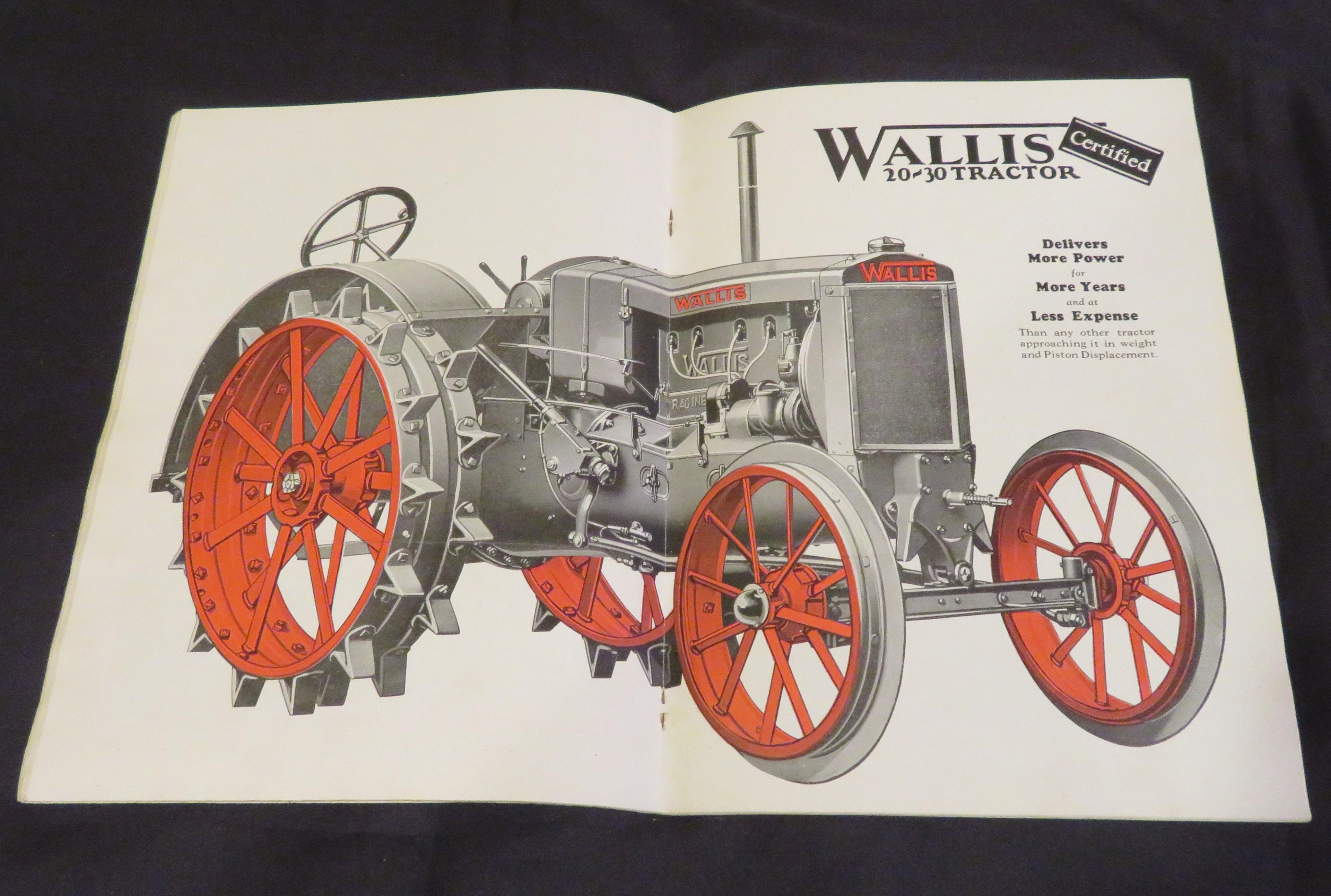 MASSEY-HARRIS WALLIS 20-30 TRACTOR SALES BROCHURE