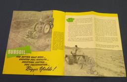 JOHN DEERE KILLEFER PANBREAKERS - POCKET BROCHURE