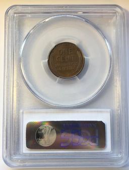 1955 DOUBLE DIE OBVERSE LINCOLN WHEAT CENT - PCGS MS64+BN CAC