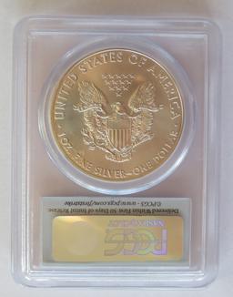 2015 $1 SILVER EAGLE - PCGS MS69 FIRST STRIKE LABEL